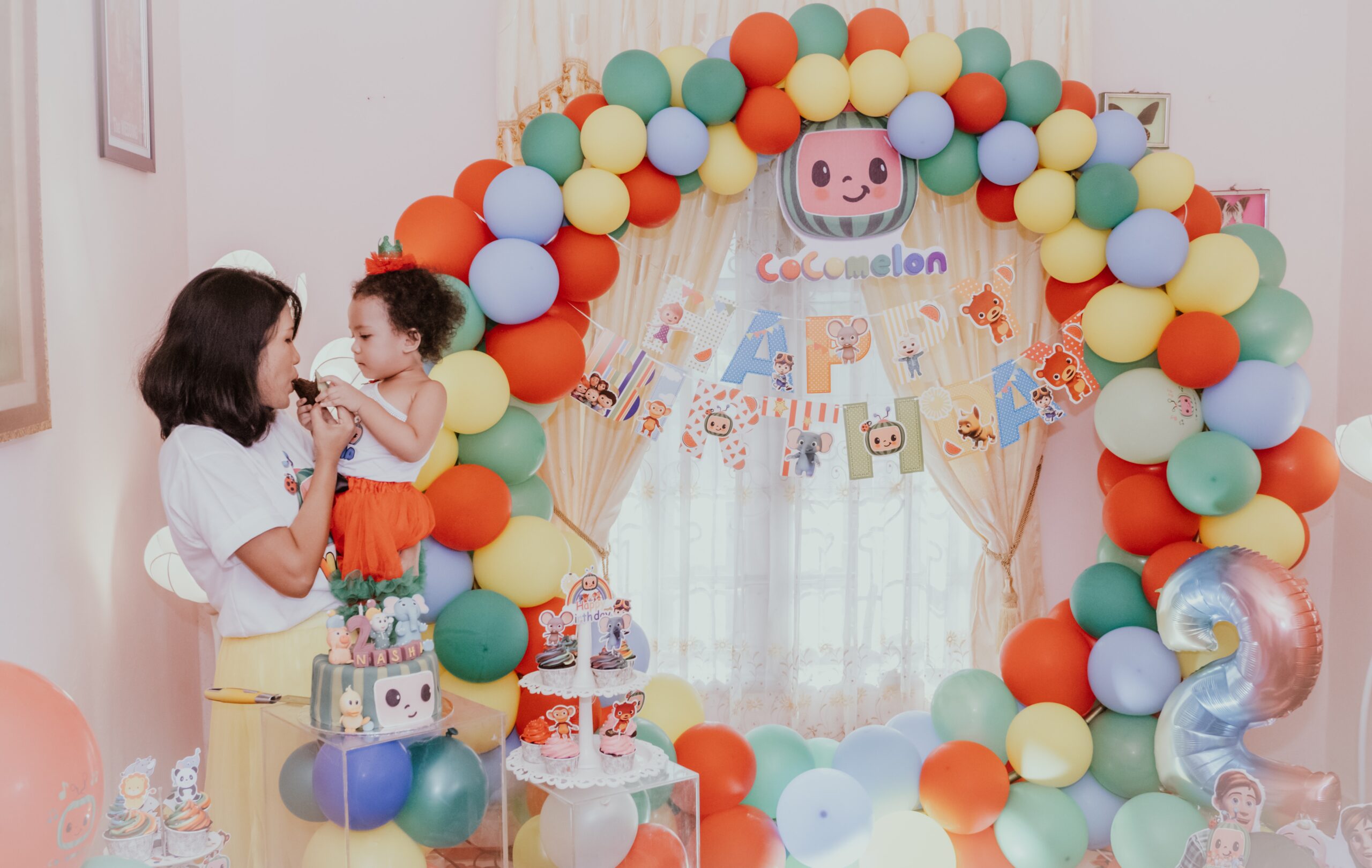 Ideas para decoración con globos sin utilizar Helio