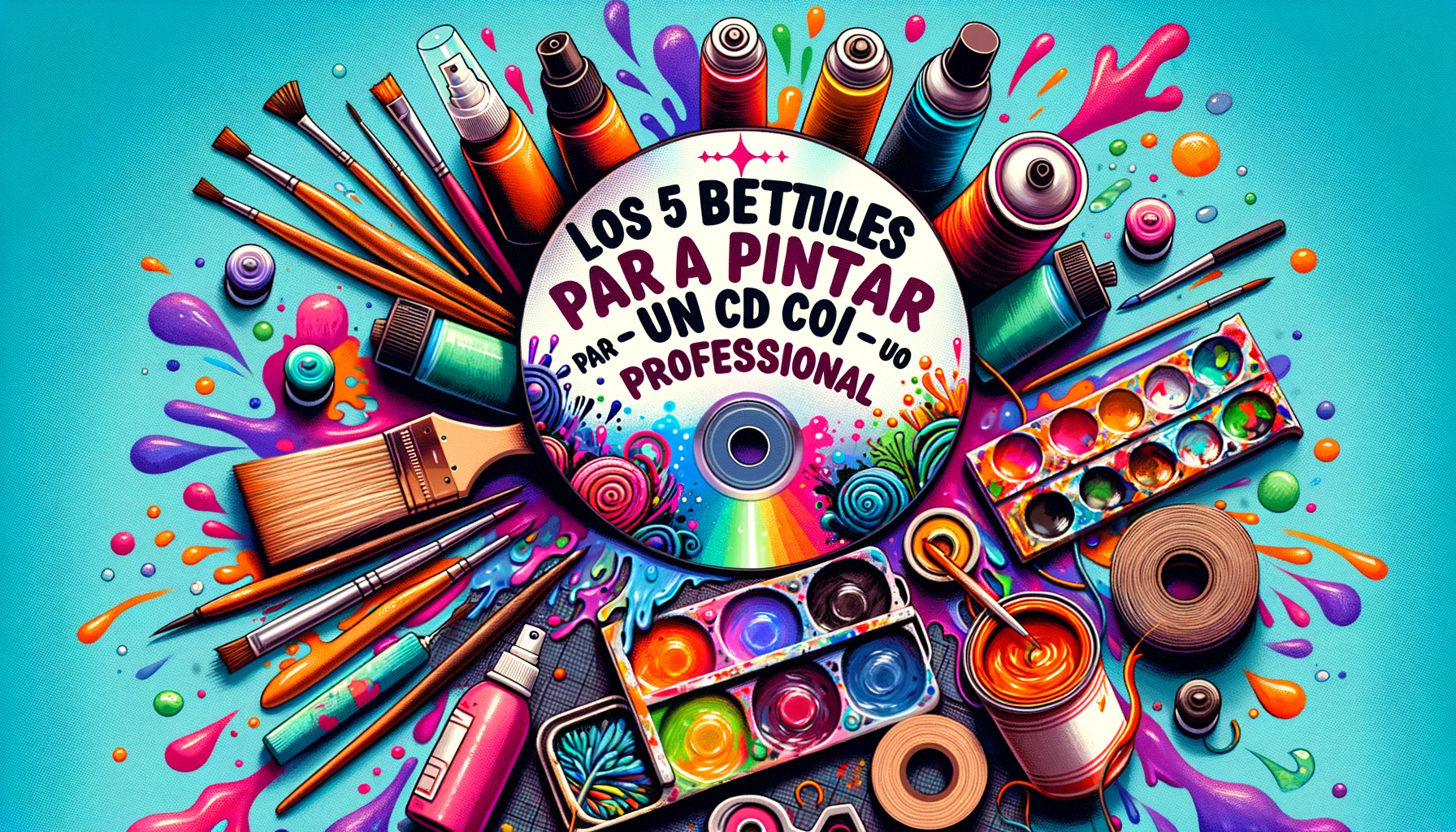 Los 5 mejores materiales para pintar un CD como un profesional