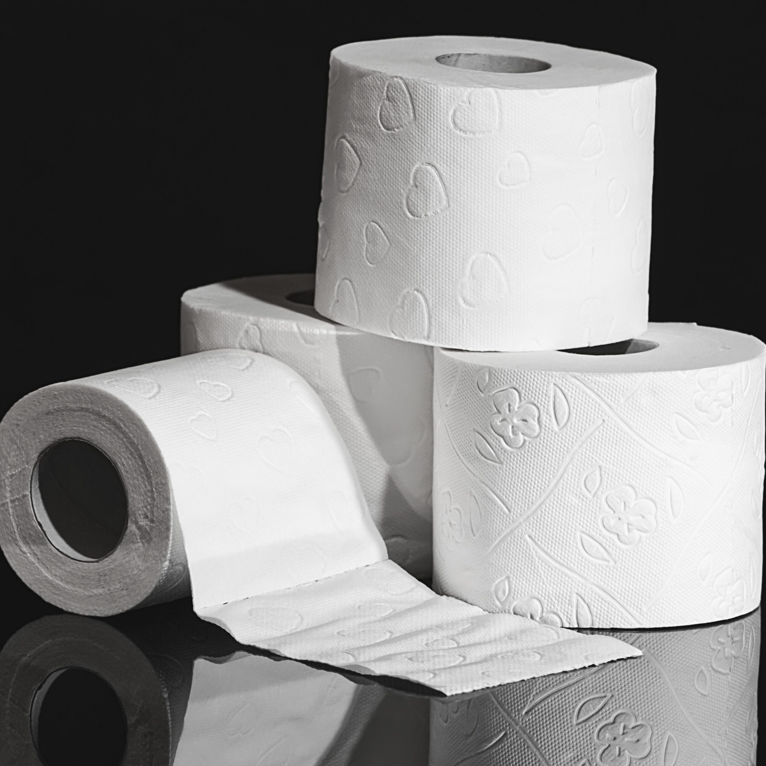 belen con rollos de papel higienico